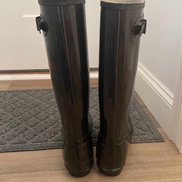 Hunter original black gloss tall boots - excellent condition - Picture 6 of 11